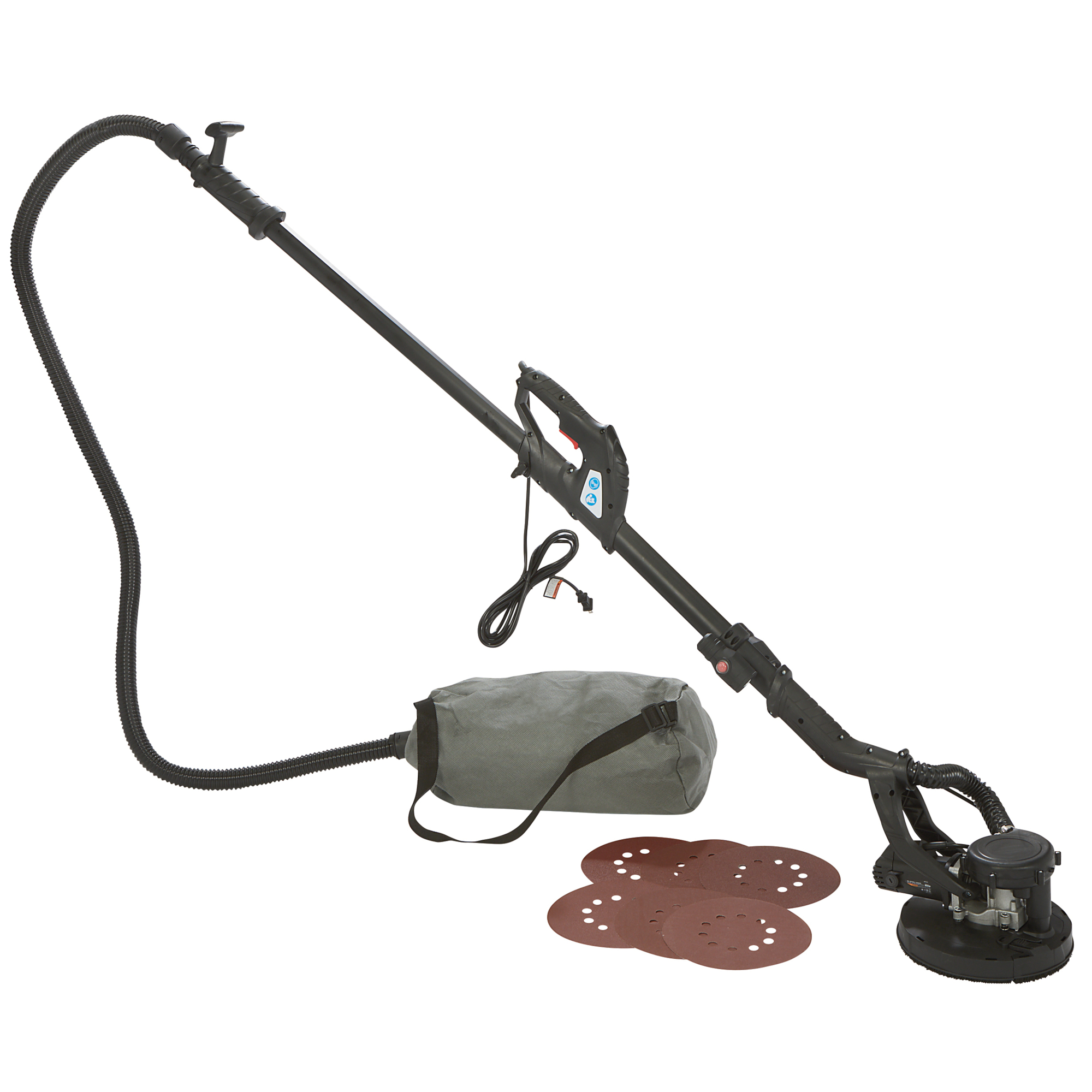 Ironton 9in. Drywall Sander, 6.5 Amps, 7501600 OPM, 81/2in. Pad